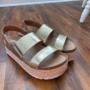 Dirty Laundry Platform Sandals